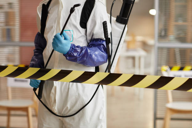 Professional Biohazard Cleanup technician working in West Columbia, TX
